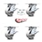 Service Caster 4 Inch Semi Steel Caster Set with Roller Bearings and Brakes/Swivel Locks SCC SCC-35S420-SSR-SLB-BSL-4 - alternate 6